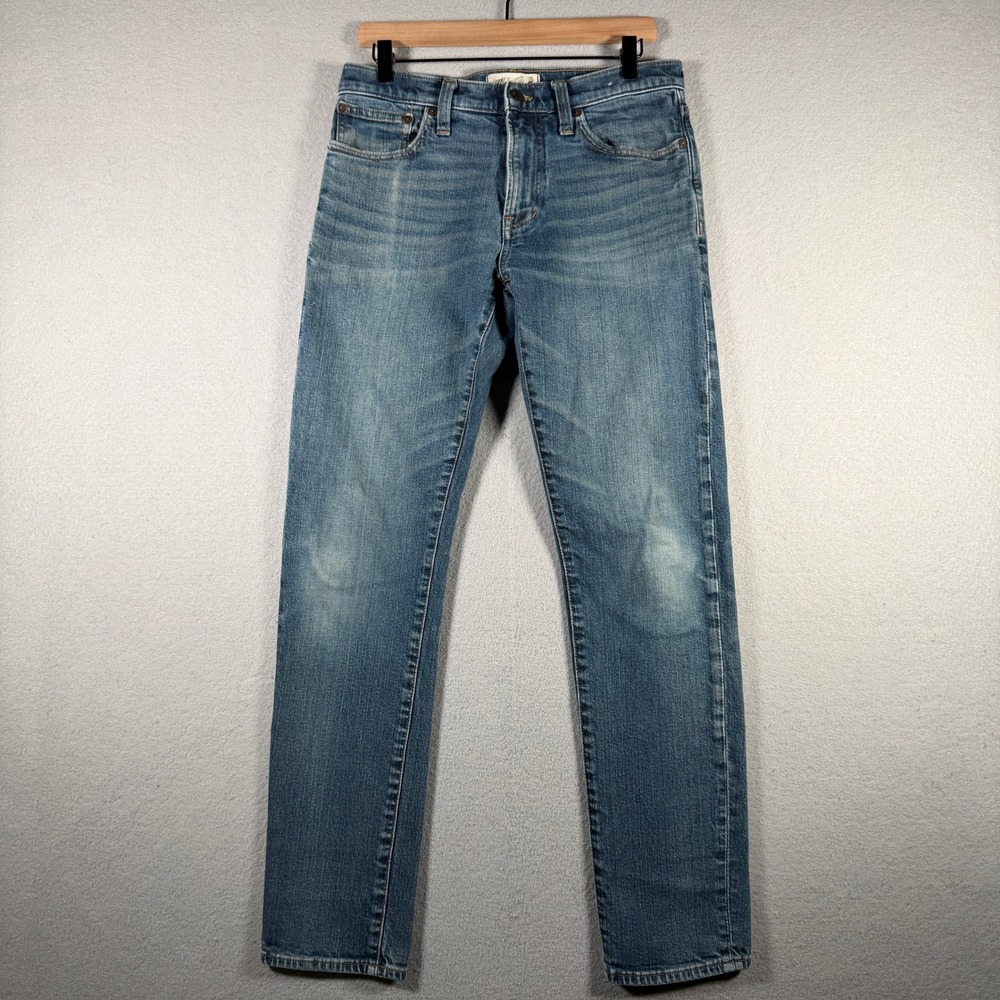 Madewell Mens Slim Fit Jeans Medium Wash Blue Denim NA991 31x32